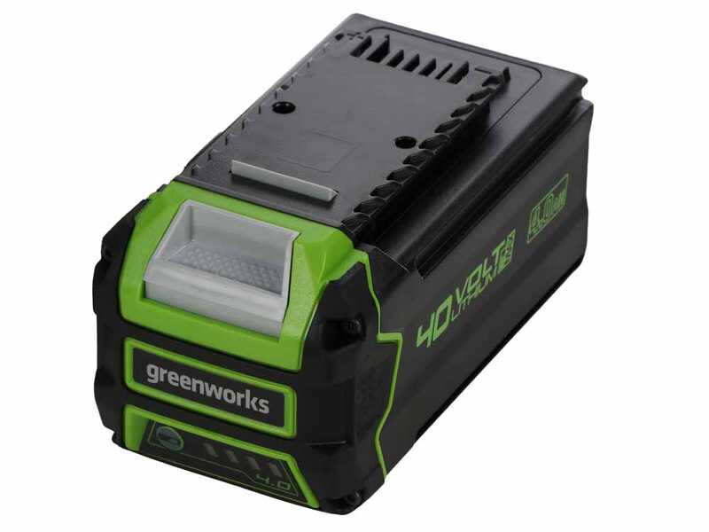 Greenworks GD40BVII - Soffiatore aspiratore a batteria 40V 4Ah