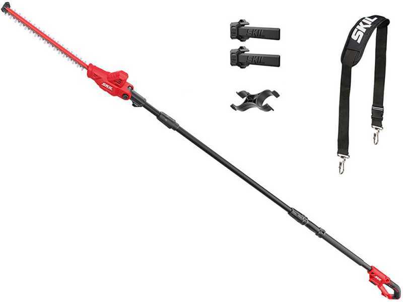 Skil 0640 CA - Tagliasiepi su asta di prolunga a batteria - SENZA BATTERIA E CARICABATTERIA