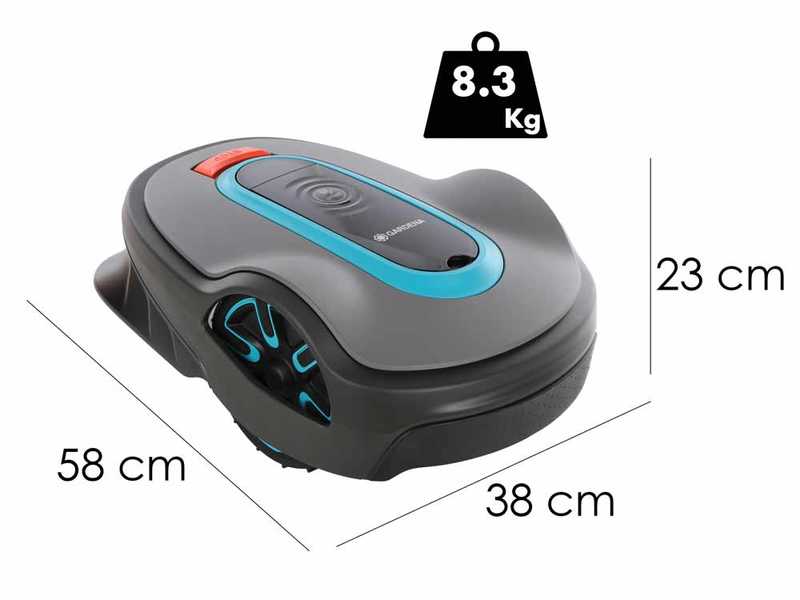 Gardena Smart SILENO Life 750 - Gestione con Gardena Smart App- Larghezza di taglio 22 cm