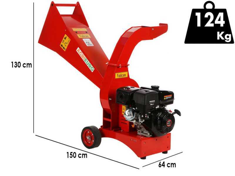 Biotrituratore a scoppio Vulcan - Motore Loncin G420