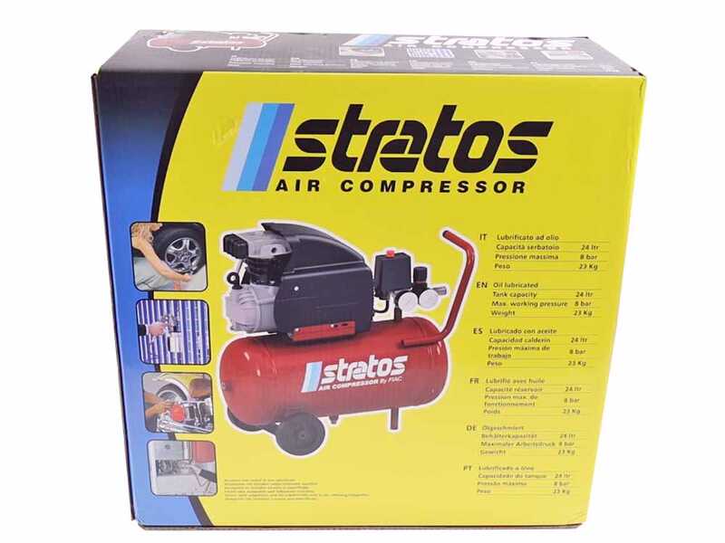 FIAC Stratos 24 - Compressore aria elettrico monofase - Motore 2 HP - 24 lt