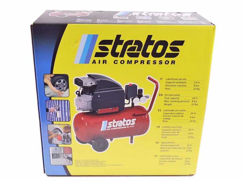 Fiac Stratos 24 - Compressore aria elettrico - Motore 2 HP - 24 lt
