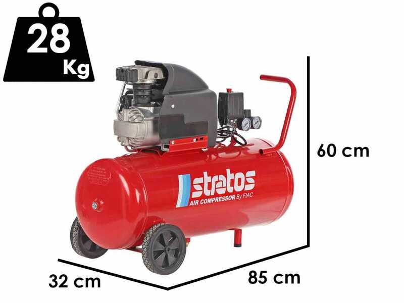 FIAC Stratos 50 - Compressore aria elettrico monofase - Motore 2 HP - 50 lt