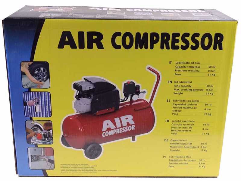 FIAC Stratos 50 - Compressore aria elettrico monofase - Motore 2 HP - 50 lt
