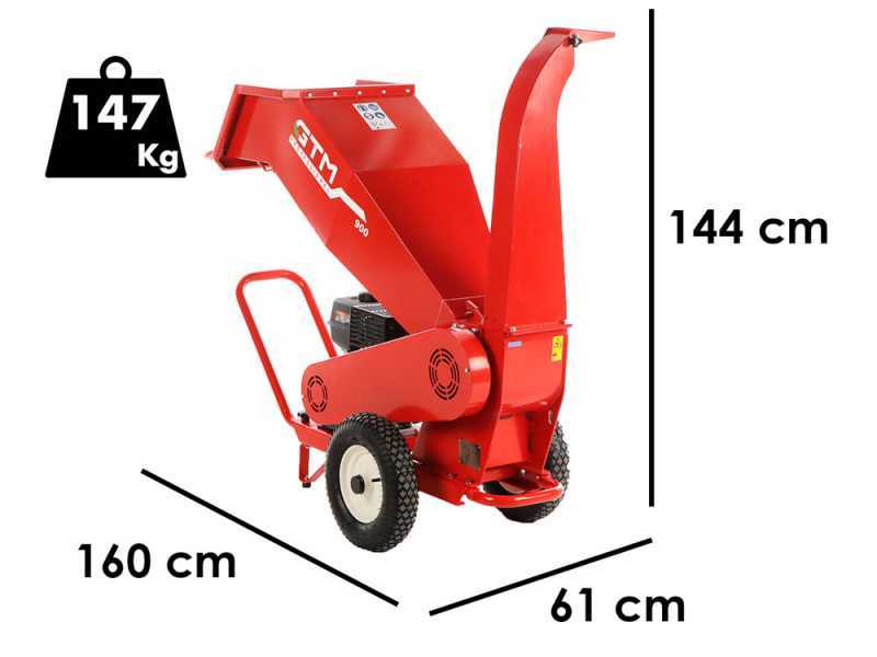 GTM GTS 900 G  - Biotrituratore a scoppio - Motore Loncin G300F