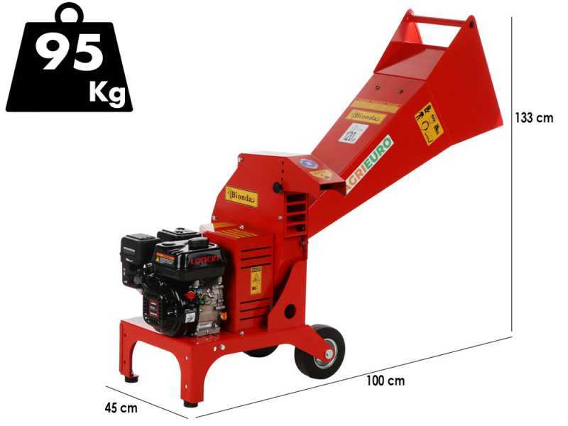 Biotrituratore a scoppio Mora - Motore Loncin G210