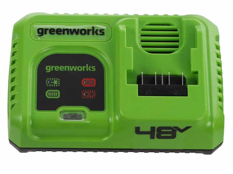 Greenworks GD48AB -  Soffiatore a batteria assiale  - SENZA BATTERIE E CARICABATTERIE