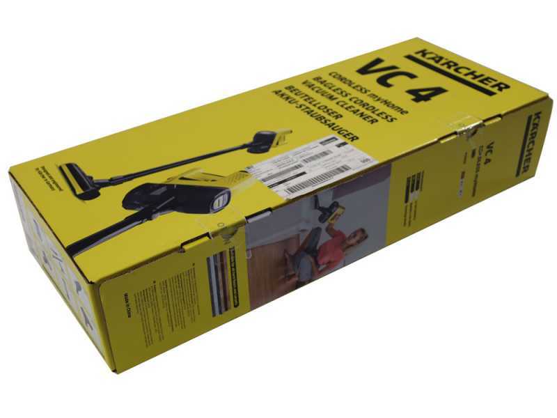 Karcher VC 4 Cordless - Scopa elettrica - 21.6 V - 2.5 Ah