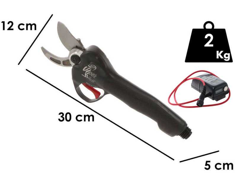 Zanon Viper SV 45 - Forbice elettrica da potatura - 50.4V 3.2Ah - Diametro di taglio 45mm