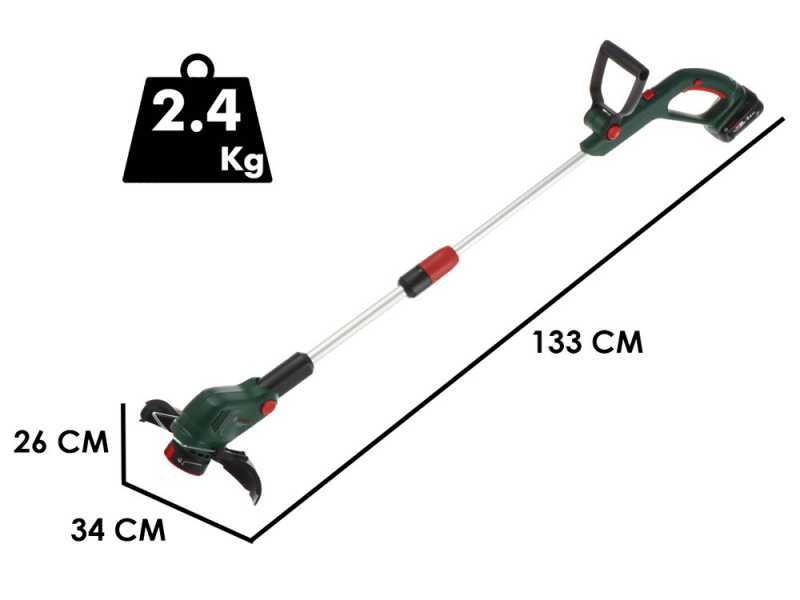 Bosch UniversalGrassCut 18V-26-500 - Tagliabordi a batteria - 18V 2 Ah