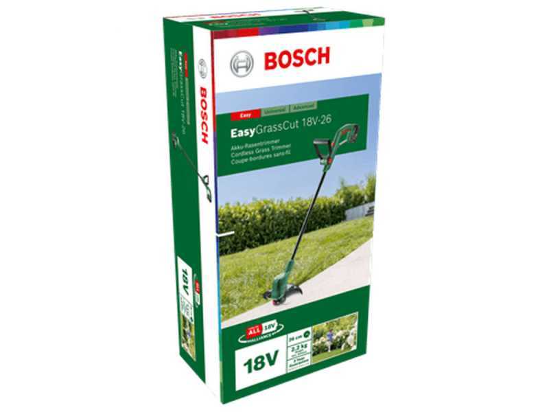 PROMO BOSCH - Bosch EasyGrassCut 18V-26-500 - Tagliabordi a batteria - 18V 2.5Ah