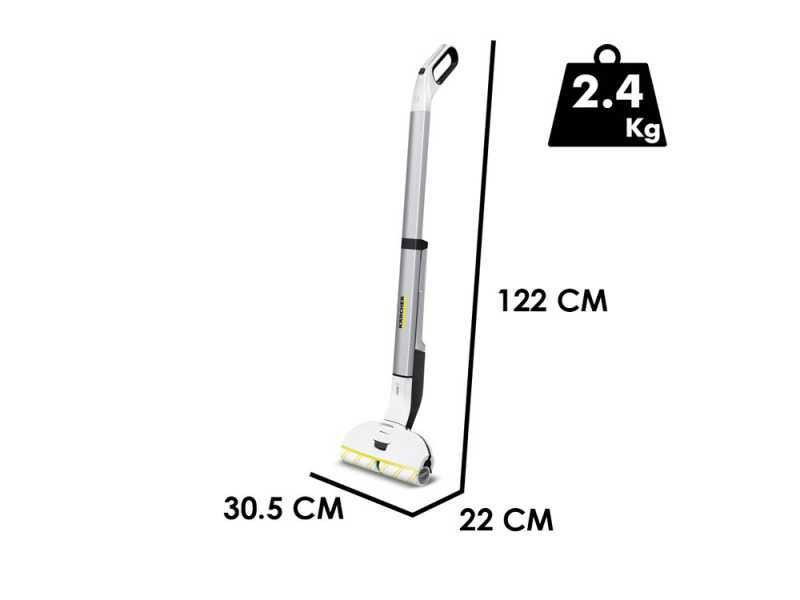 Karcher EWM 2 - Lavapavimenti a batteria 3 in 1: lava, asciuga e aspira