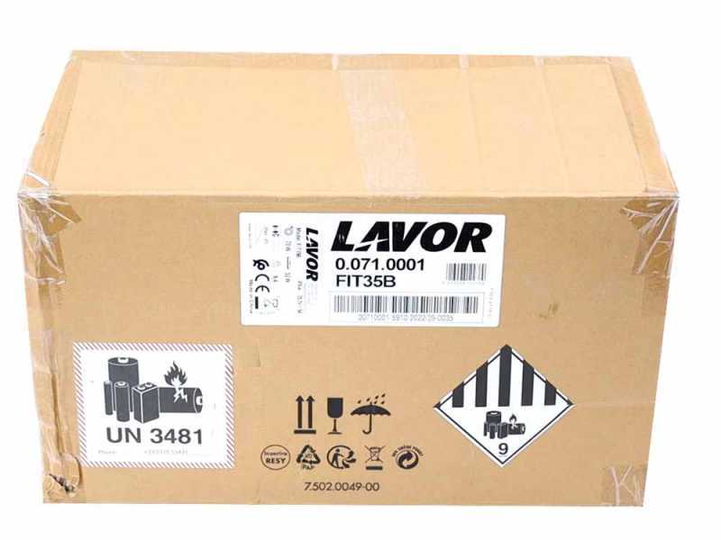 Lavor FIT 35B Li - Lavapavimenti a batteria 3 in 1: lava, asciuga e aspira