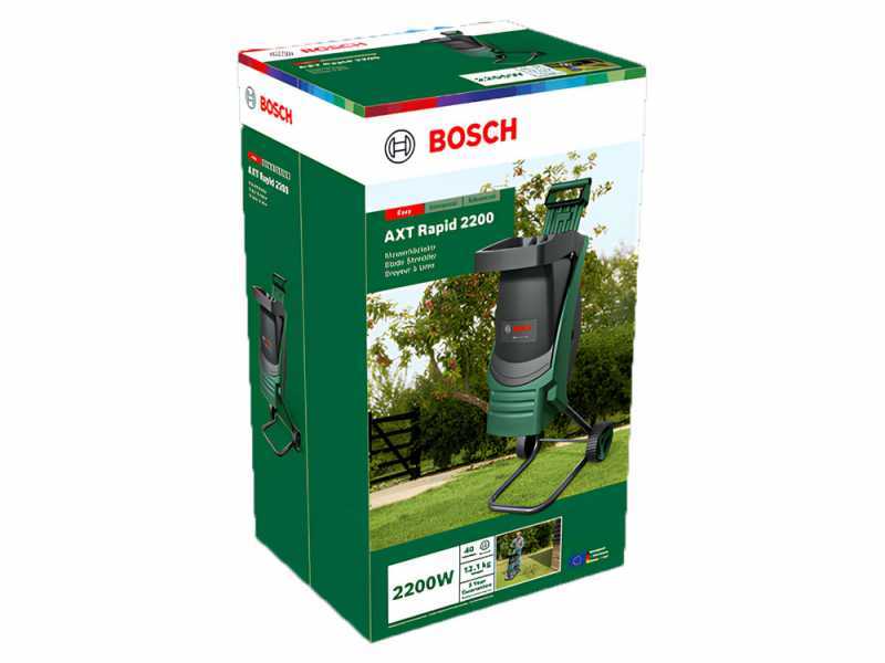 Bosch AXT Rapid 2000 - Biotrituratore elettrico - a coltelli reversibili