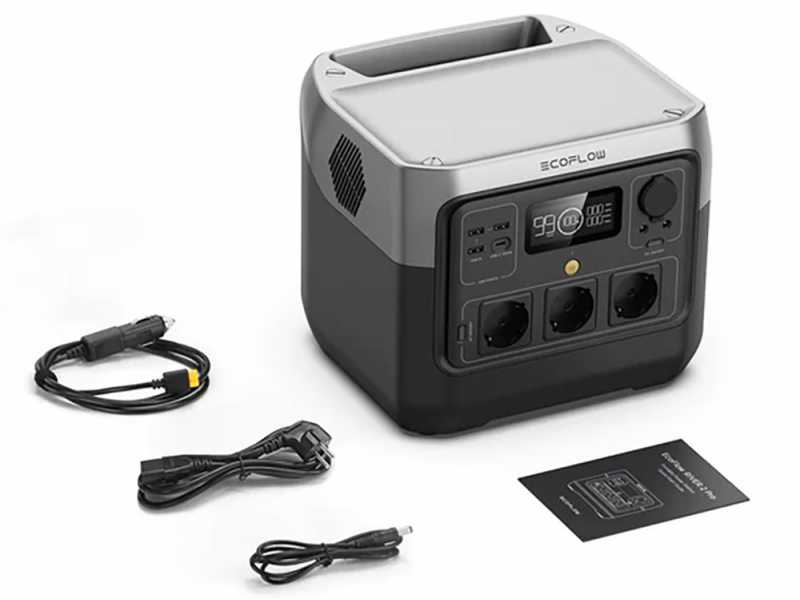 EcoFlow River 2 MAX - Batteria PowerStation Portatile - 500W - 512Wh/25.6V