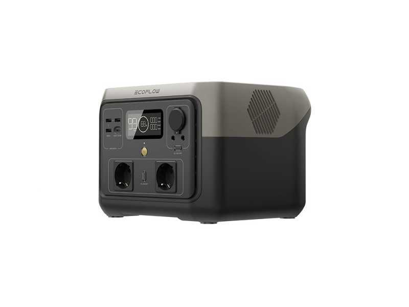 EcoFlow River 2 MAX - Batteria PowerStation Portatile - 500W - 512Wh/25.6V