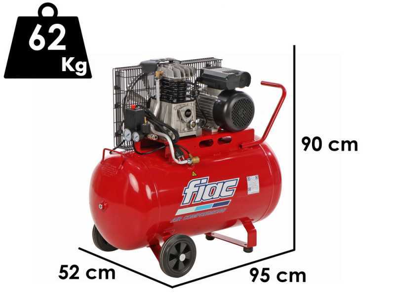 FIAC AB 100/3 MC R3000 FC - Compressore aria elettrico monofase a cinghia - Motore 3 HP - 100 lt