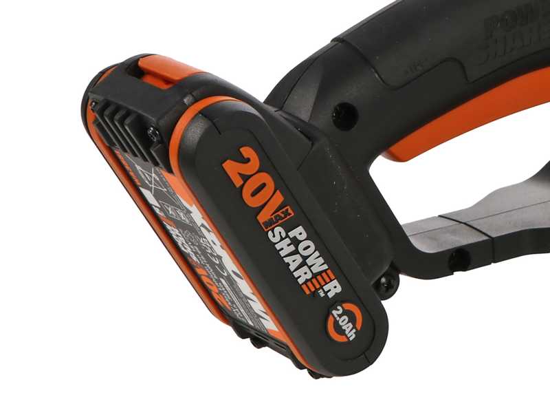 Worx WG264E - Tagliasiepi a batteria - 20V/2Ah - Lama da 56 cm