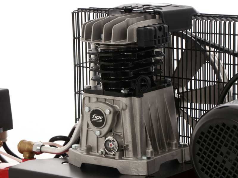 FIAC AB 150/348 - Compressore aria elettrico trifase a cinghia - Motore 3 HP - 150 lt