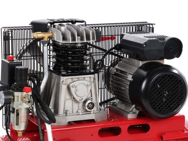 FIAC AB 100/268 - Compressore aria elettrico monofase a cinghia - Motore 2 HP - 100 lt