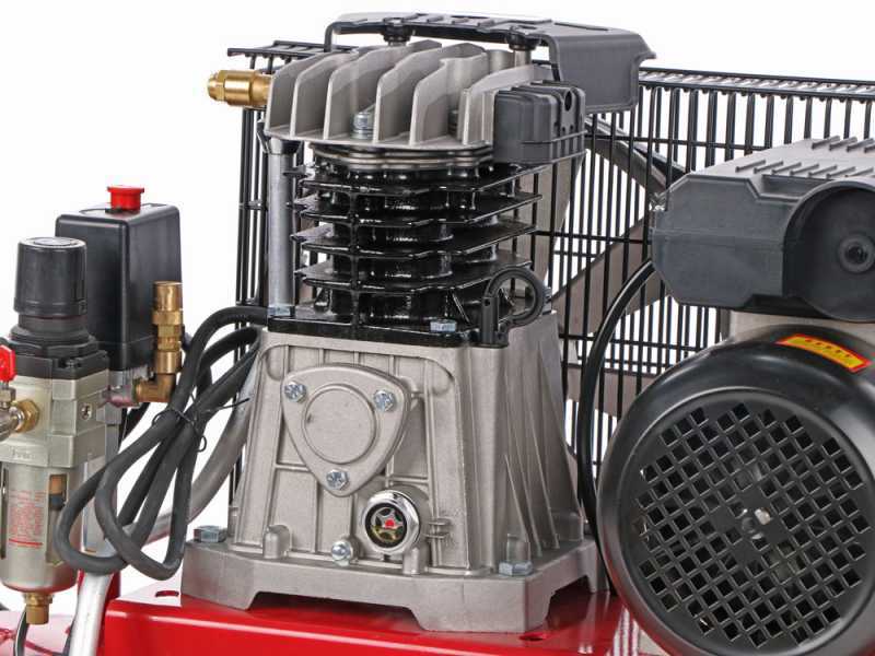 FIAC AB 100/268 - Compressore aria elettrico monofase a cinghia - Motore 2 HP - 100 lt