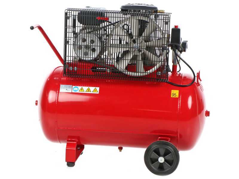 FIAC AB 100/268 - Compressore aria elettrico monofase a cinghia - Motore 2 HP - 100 lt