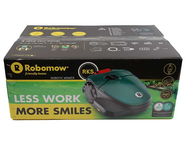 Robomow RKS 800 - Robot rasaerba con perimetro - Con batteria al litio 18,5V 2,5Ah