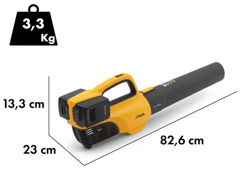 Stiga BL 300e Kit - Soffiatore a batteria - 2 batterie da 20V 4Ah