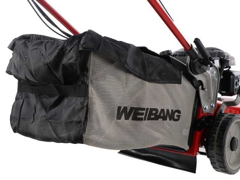 Weibang WB506SC - Tagliaerba trazionato a scoppio - 2in1 - Motore da 166cc
