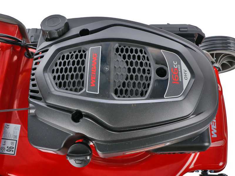 Weibang WB506SC - Tagliaerba trazionato a scoppio - 2in1 - Motore da 166cc