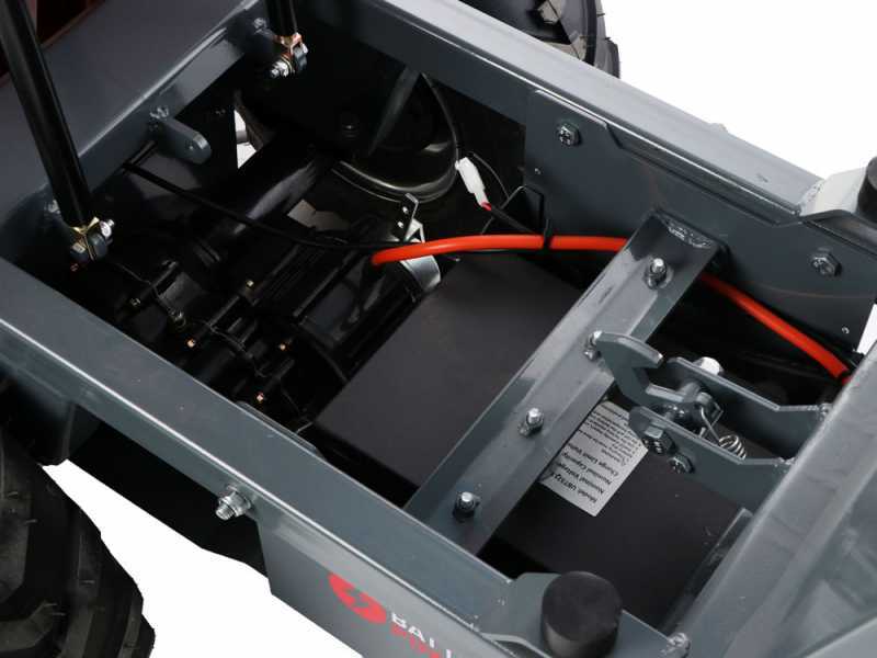 Blue Bird WB 500E - Carriola a batteria 48V 32Ah con cassone dumper