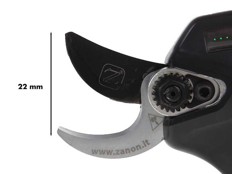 Zanon ZM 22 - Forbice elettrica da potatura - 7,2V 2,5Ah - Diametro di taglio 22mm