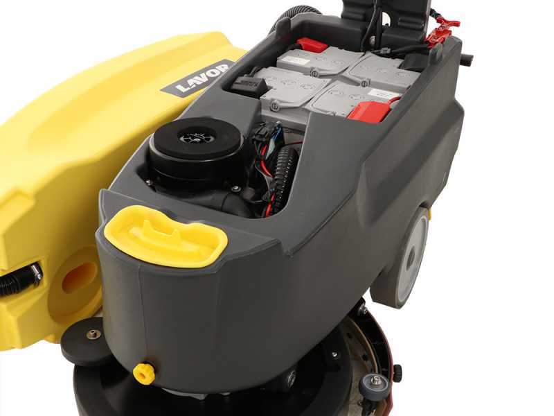 Lavor L4 45B - Lavapavimenti a batteria senza fili - 3 in 1: lava, asciuga e aspira