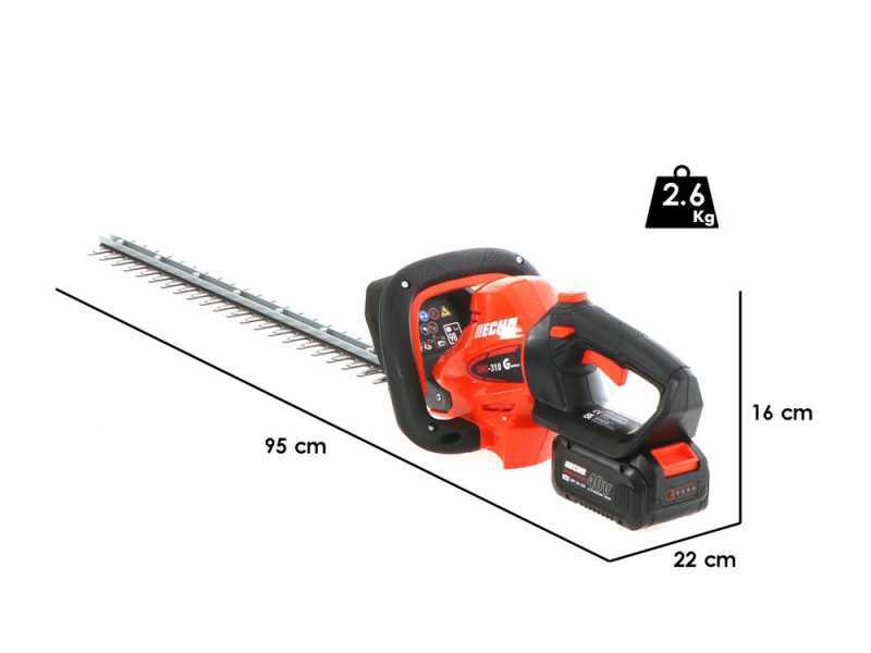 Echo DHC310 - Tagliasiepi a batteria 40V/4Ah - Lama da 60 cm