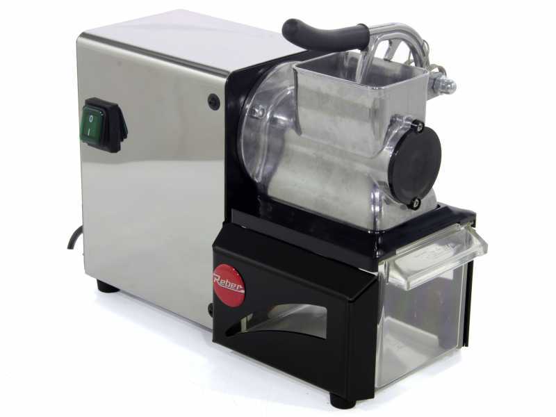 Reber 10053N N.3 INOX - Grattugia elettrica - In alluminio e acciaio - 200W
