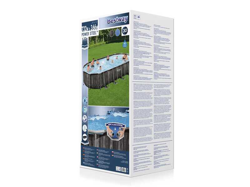 Bestway Power Steel 561ES - Piscina Ovale
