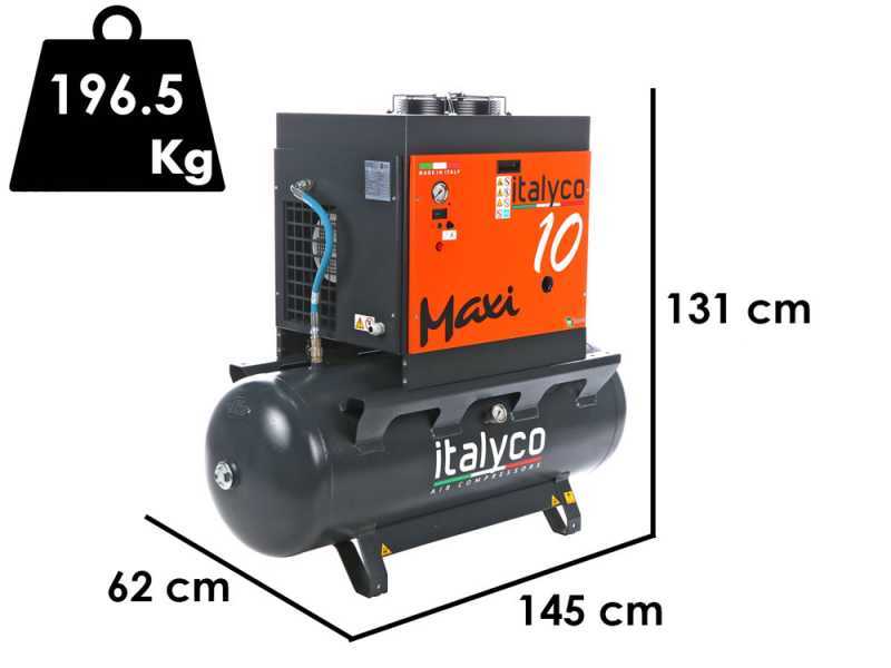 Italyco Maxi 10/270 - Compressore rotativo a vite - Pressione max 10 bar