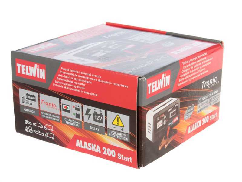 Telwin Alaska 210 Start - Caricabatterie, avviatore e mantenitore - Batterie al Piombo 12/24V