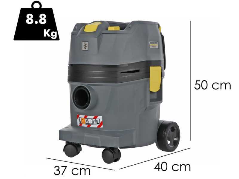 Karcher NT 22/1 Ap Bp L - Bidone aspiratutto a batteria - Fusto 22 l - 36 V - SENZA BATTERIE E CARICABATTERIE