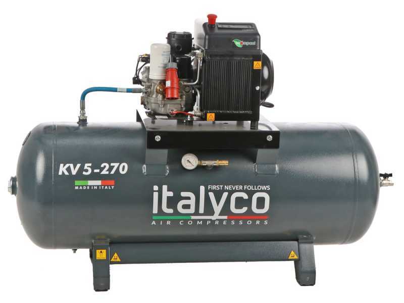 Italyco KV 5/270 - Compressore rotativo a vite - Pressione max 10 bar