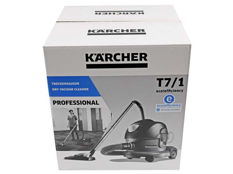 Karcher T 7/1 eco!efficiency - Bidone aspirapolvere - Capacit&agrave; 7 lt - 500W