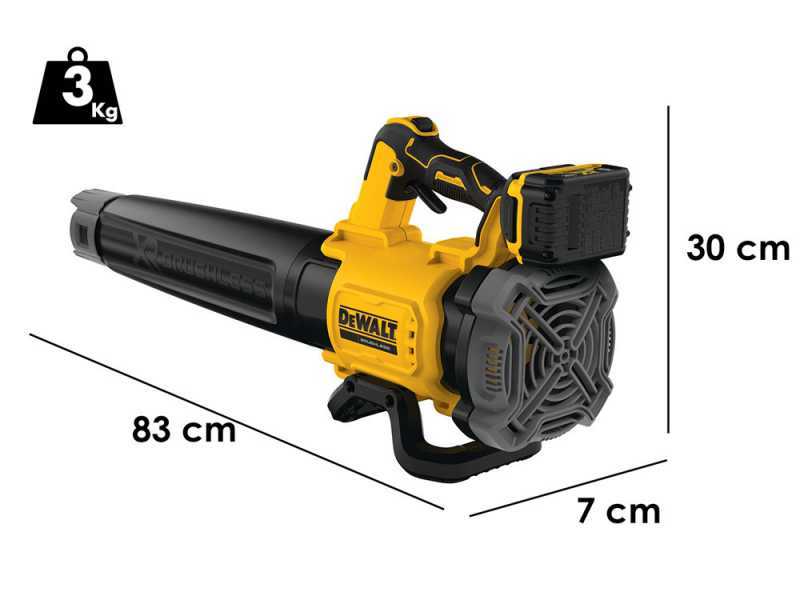 DeWalt DCMBL562P1-QW - Soffiatore a batteria per foglie - 18V 5Ah