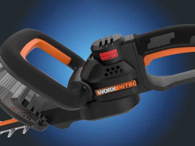 Worx Nitro WG263E - Tagliasiepi a batteria - 20V/4Ah - Lama da 57 cm