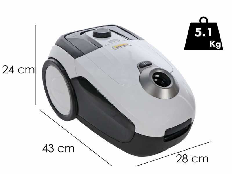 Karcher VC 2 ERP - Aspirapolvere a traino - con sacco da 2,8 l - dotato di filtro HEPA - 700W