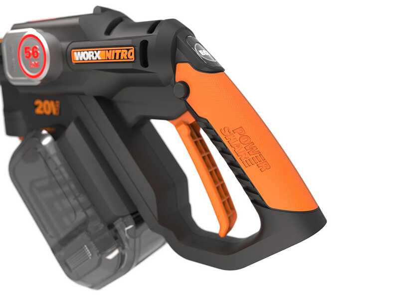 Idropulitrice WORX Hydroshot 20V Senza Batteria - 56 Bar, Motore Brushless, Autoaspirante - Foto 3