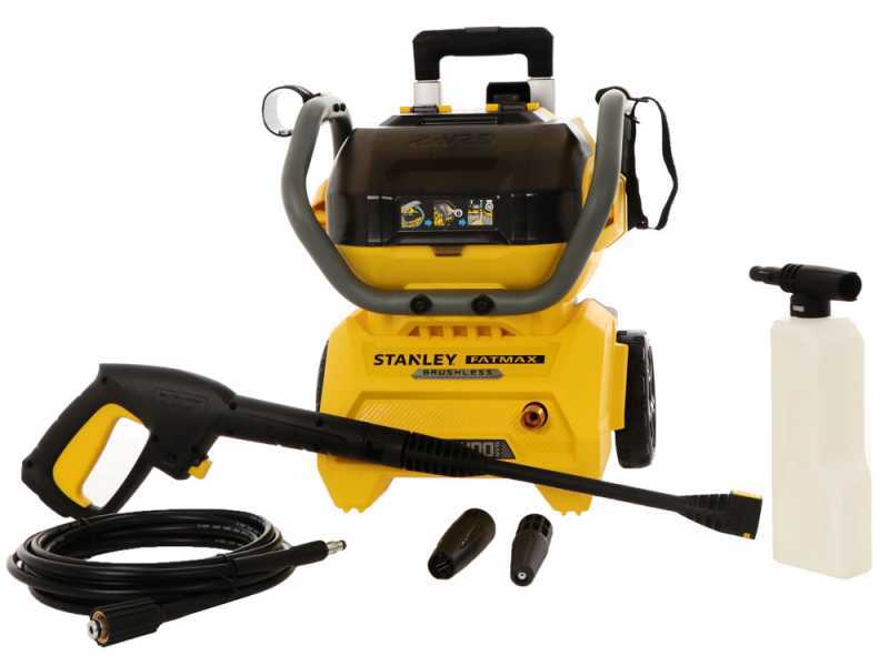 Stanley SFMCPW1500B-XJ - Idropulitrice a batteria - 100 bar - 2x 18V 4Ah
