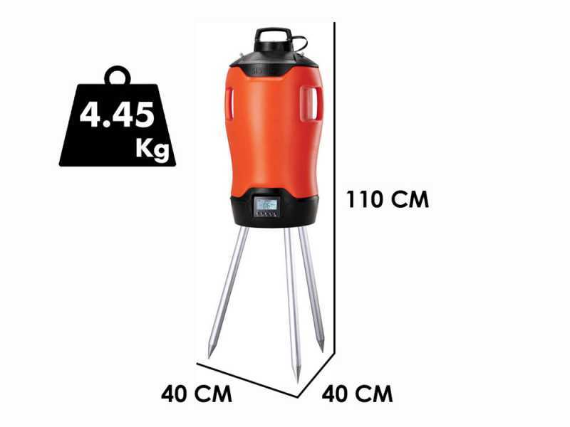 Stocker Geyser Evo 25L - Nebulizzatore antizanzare da giardino a batteria - 21V 2.6Ah