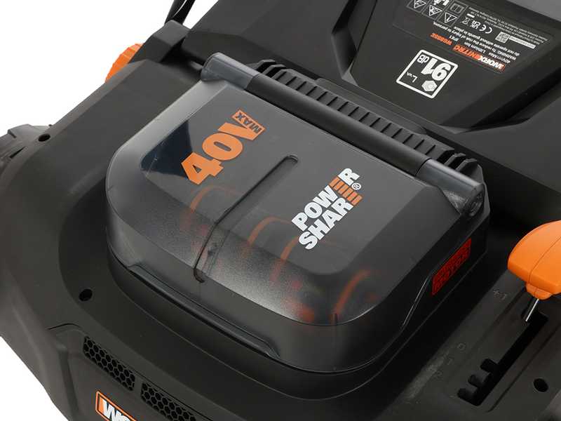 Worx Nitro WG855E.9 - Arieggiatore a batteria 40V - SENZA BATTERIA E CARICABATTERIA