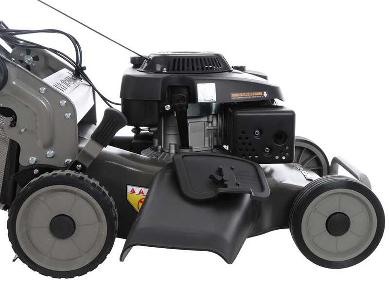 Weibang WB537SCV3B - Tagliaerba trazionato a scoppio - Motore da 196cc - 3 Marce - 4in1