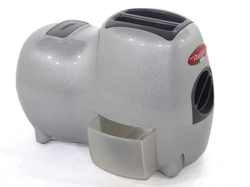 Reber Fido 9250 NS - Grattugia elettrica da tavolo - Con motore da 140W - Silver